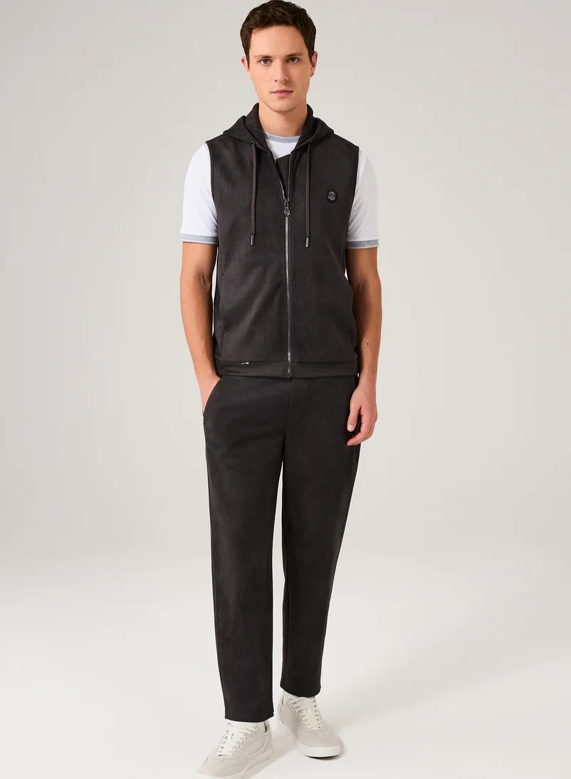 Theodore The Titanium Sleeveless Jacket