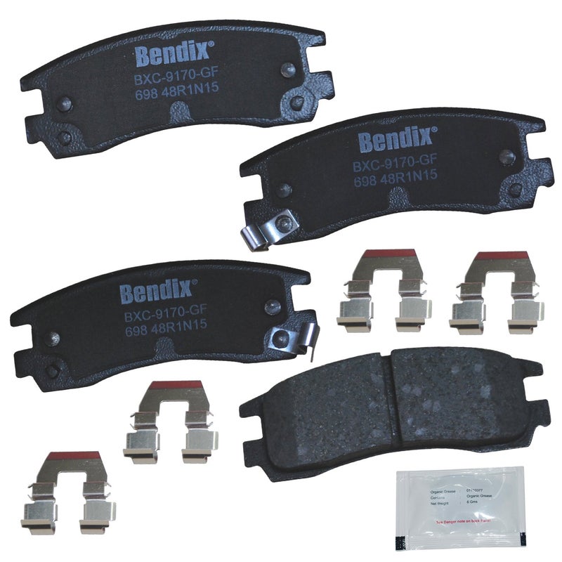 Bendix Priority1 CFC698 Ceramic Rear Brake Pads for Select Models Buick,LaCrosse,Regal,Rendezvous,Chevy,Monte Carlo,Venture,Olds,Intrigue,Silhouette,Pontiac Aztek,Grand Am,Prix,Montana - Image 3