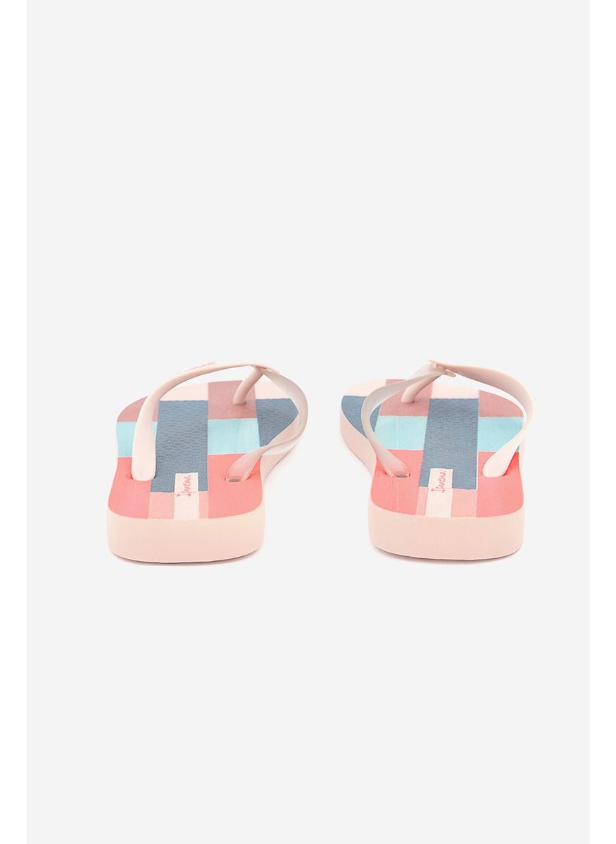 Ipanema Kid Girls Duo Chi Slipper, Pink and Orange  - Image 2