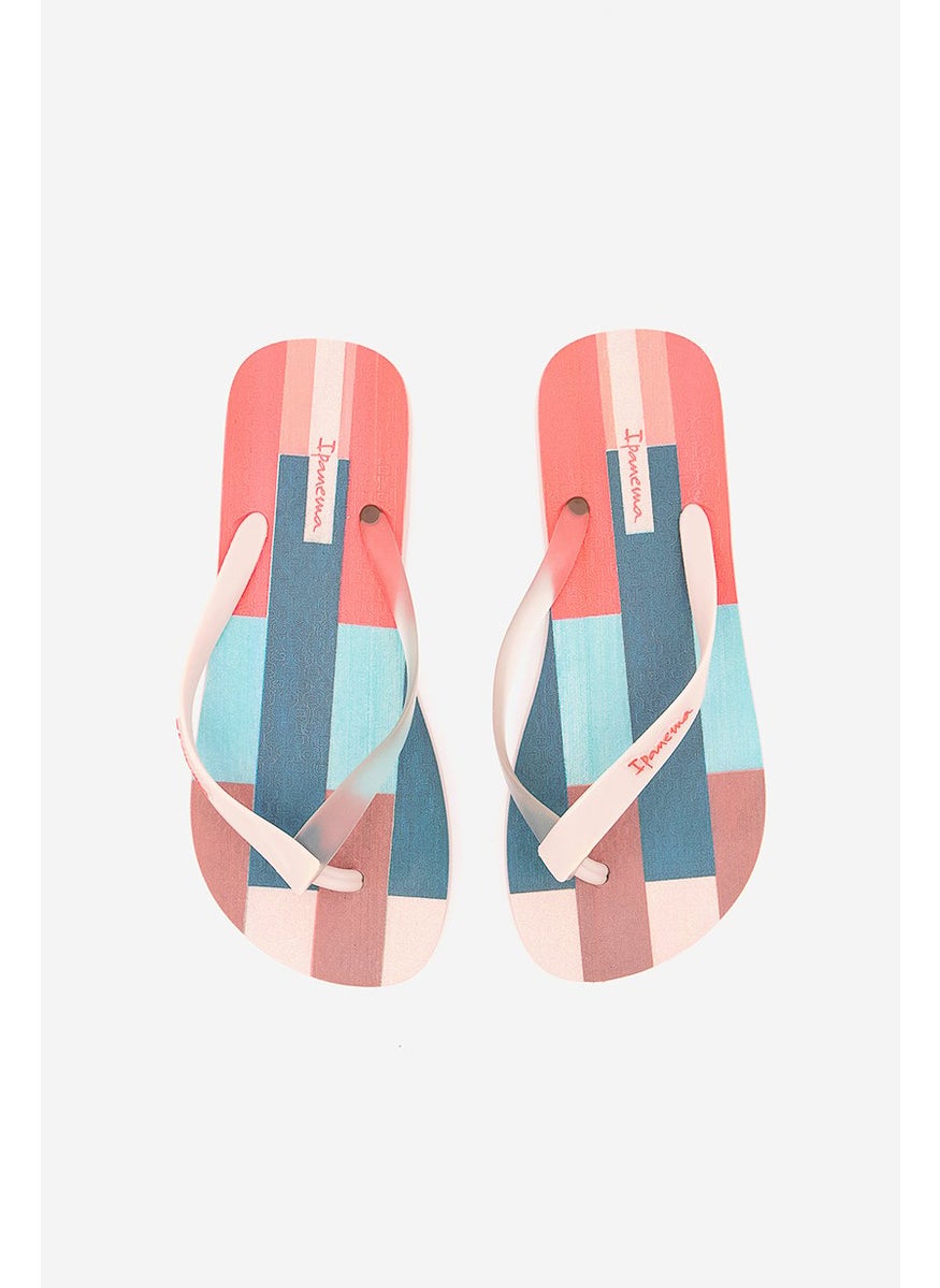Ipanema Kid Girls Duo Chi Slipper, Pink and Orange  - Image 4