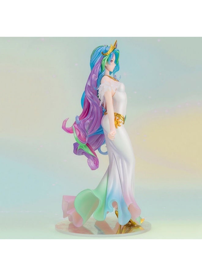 عام ليتل المهر بولي سيلاستيك الكون الأميرة الكون القمر الصداقة ماجيك سطح المكتب الديكور شخصية نموذج جمع الديكور اللعب - Image 3