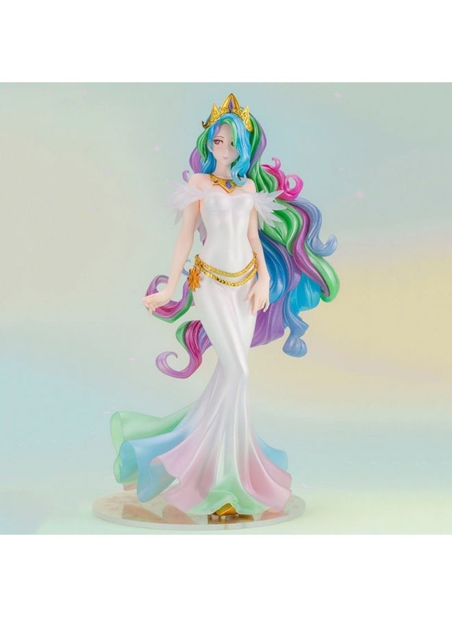 عام ليتل المهر بولي سيلاستيك الكون الأميرة الكون القمر الصداقة ماجيك سطح المكتب الديكور شخصية نموذج جمع الديكور اللعب - Image 2