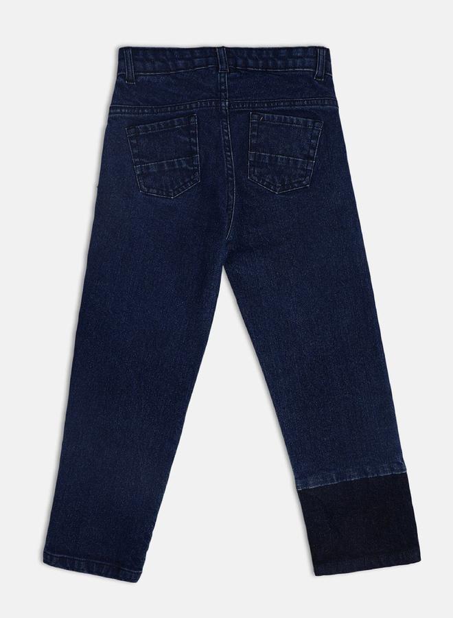 MINIKLUB Boys Color Block Panel Jeans - Image 2