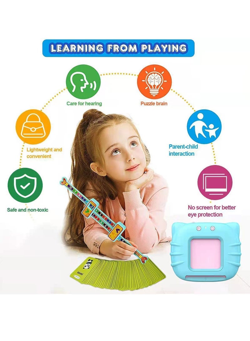 Toddler Toys Talking Flash Cards for 1 2 3 4 5 6 Year Old Boys and Girls, Autism Sensory Toys for Autistic Children, Learning Educational Montessori Speech Therapy 248 Sight Words Kids Gifts - Image 2