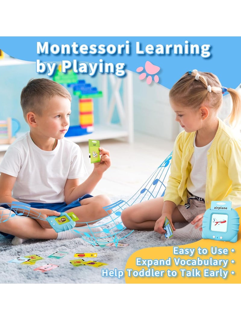 Toddler Toys Talking Flash Cards for 1 2 3 4 5 6 Year Old Boys and Girls, Autism Sensory Toys for Autistic Children, Learning Educational Montessori Speech Therapy 248 Sight Words Kids Gifts - Image 4