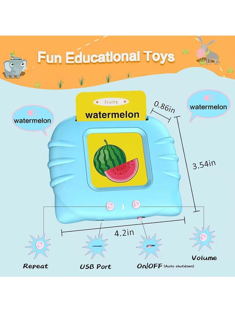 Toddler Toys Talking Flash Cards for 1 2 3 4 5 6 Year Old Boys and Girls, Autism Sensory Toys for Autistic Children, Learning Educational Montessori Speech Therapy 248 Sight Words Kids Gifts - Image 3