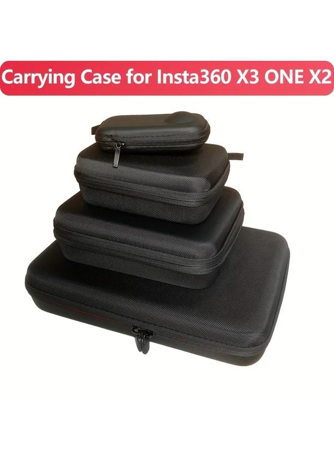 حقيبة حمل كبيرة لـ Insta360 X3 وX2 - صندوق تخزين وقائي محمول - Image 2