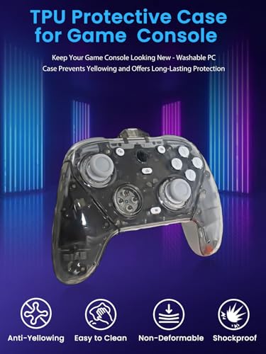Oshmirian for GameSir G7 Pro Faceplate – Custom PC Material Replacement Front Shell Cover, Durable Scratch-Resistant Panel Housing for GameSir G7 Pro Wired/Wireless Elite Controller,Clear - Image 5