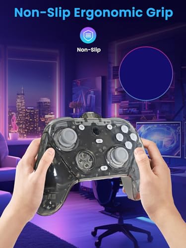 Oshmirian for GameSir G7 Pro Faceplate – Custom PC Material Replacement Front Shell Cover, Durable Scratch-Resistant Panel Housing for GameSir G7 Pro Wired/Wireless Elite Controller,Clear - Image 4
