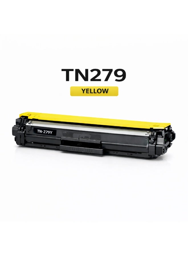 مالتي كلر خرطوشة حبر متوافقة Brother TN279 أصفر – حبر ليزر عالي الجودة - Image 1
