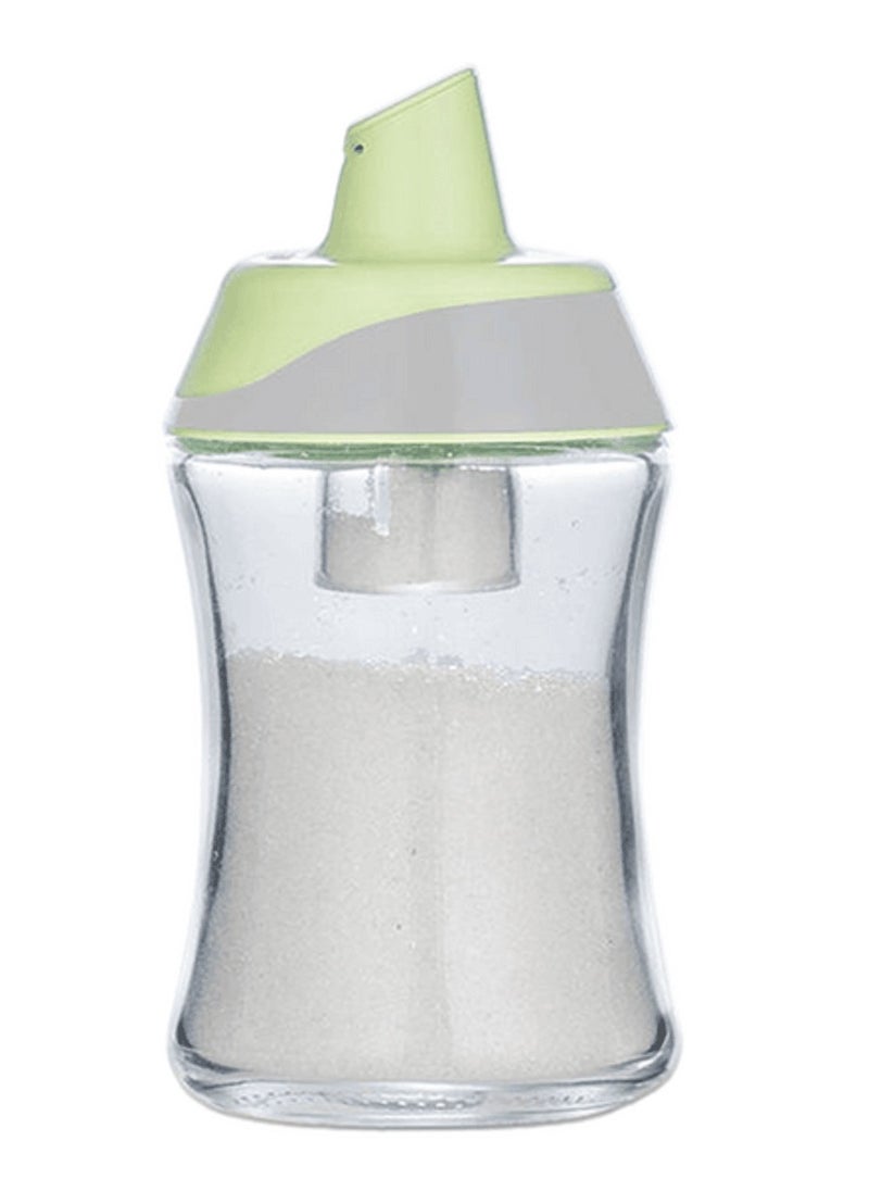 Flip Open Sturdy Sugar Dispenser Jar Clear and Green 220ml - pzsku/Z9ADE4A1C3FFFAD6C4F5BZ/45/_/1738210972/78ef6160-df5c-43df-8b8e-443030053d51