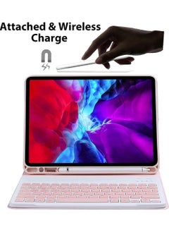 روك بو حافظة لوحة مفاتيح لجهاز iPad (A16) 11 بوصة 2025/iPad 10 10.9 بوصة 2022 حافظة مع حافظة لوحة مفاتيح لاسلكية قابلة للفصل مغناطيسيًا لجهاز iPad 11 بوصة 11/iPad 10 10.9 بوصة  - Image 5