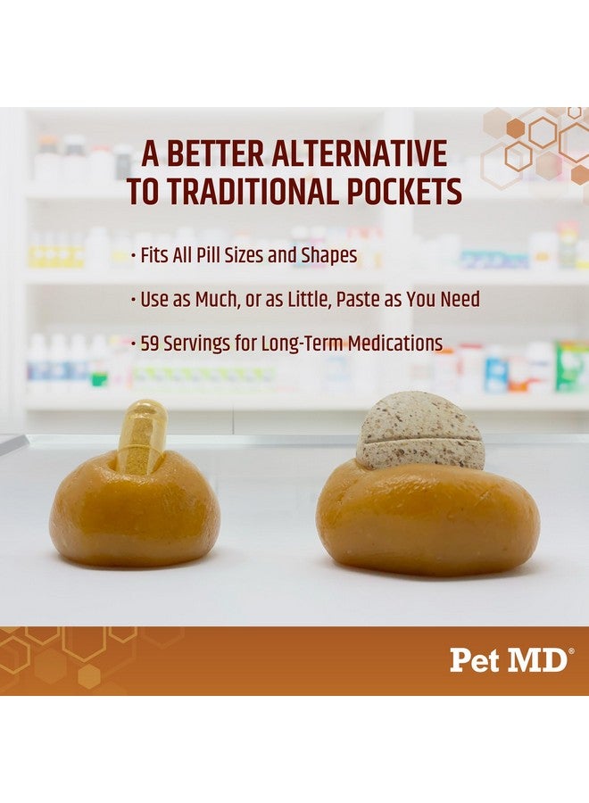 Pet MD Wrap A Pill Peanut Butter Flavored Pill Paste for Dogs - Make a Pocket to Hide Pills and Medication for Pets - 59 Servings - Image 4