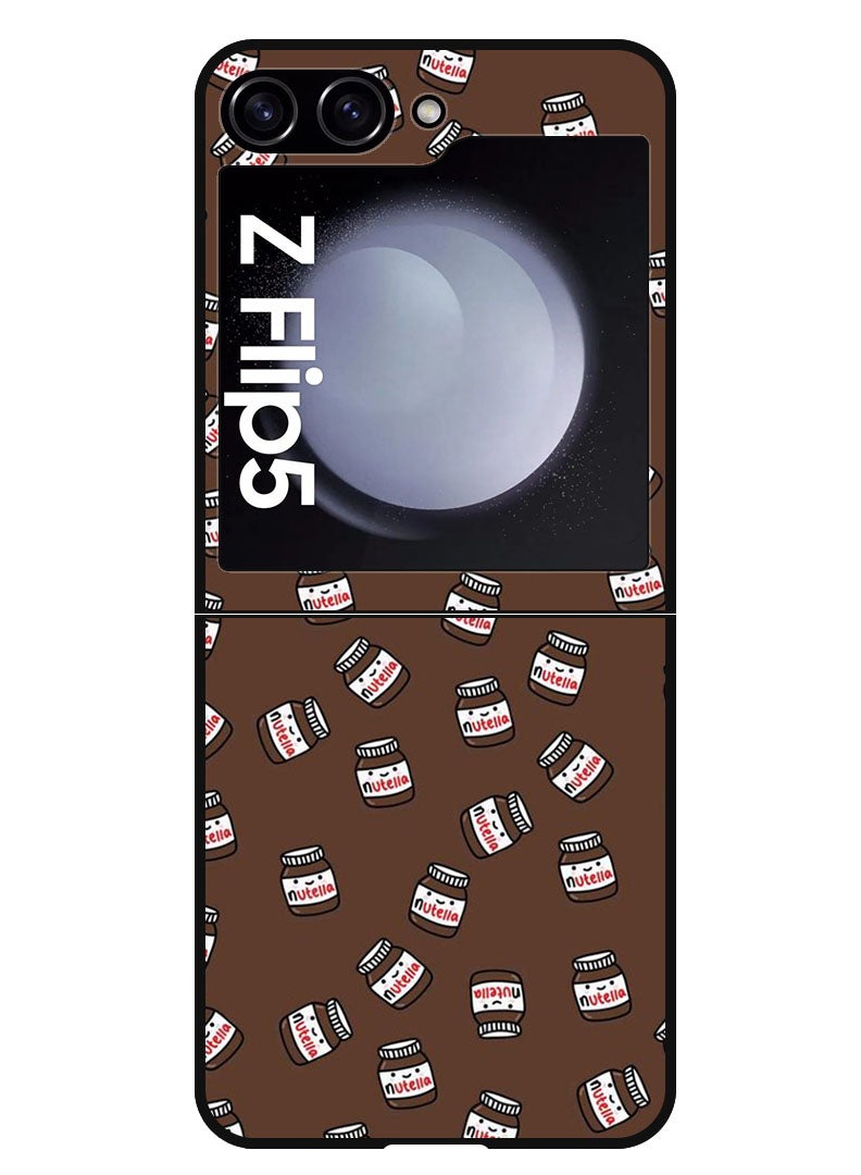 Theodor Protective Case Anti Scratch Shock Proof Bumper Cover For Samsung Galaxy Z Flip 5 Nuttela - Image 1