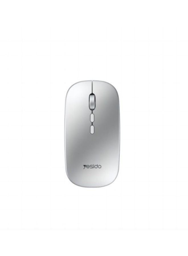 Yesido Ultra-Slim Wireless Mouse – Rechargeable 2.4GHz | Silent Click & Rechargeable | Ergonomic Design for Gaming & Office Use - Image 1