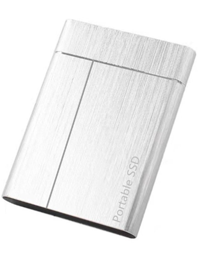 Generic - Portable Ssd Mobile Solid State Drive, External Hard Drive Usb3.1 Type C, Mini 2TB Expansion Hard Drive. Suitable for Desktop, ​Notebook, Mac, Ps4, Etc,Silver - Image 1