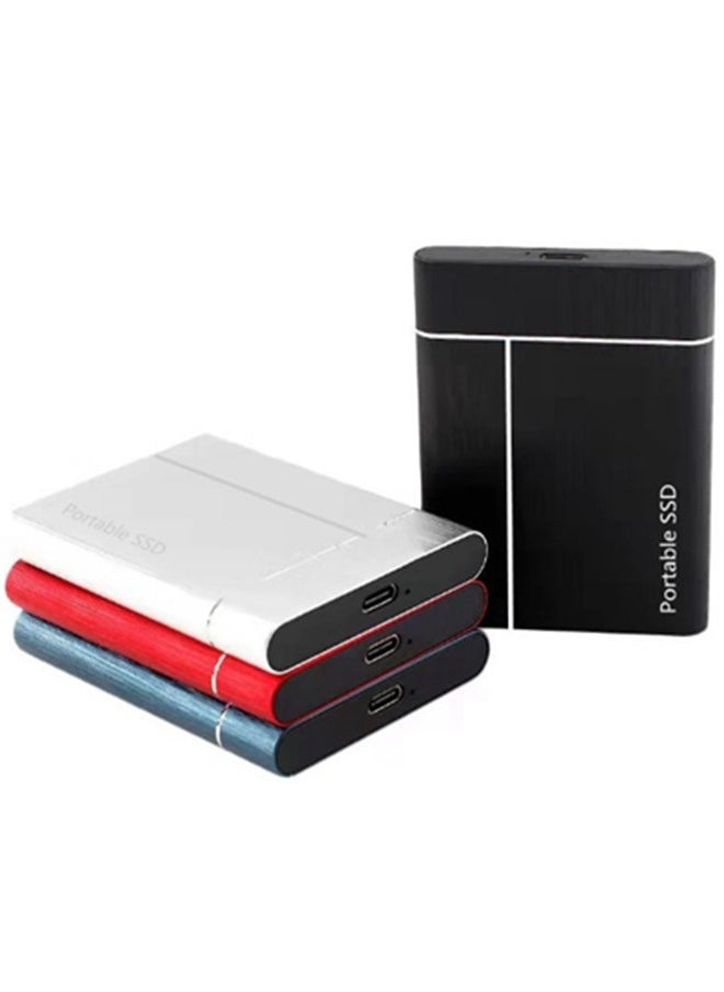 Generic - Portable Ssd Mobile Solid State Drive, External Hard Drive Usb3.1 Type C, Mini 2TB Expansion Hard Drive. Suitable for Desktop, ​Notebook, Mac, Ps4, Etc,Silver - Image 1