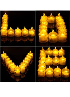 Vergali LED Tea Lights, 12 Pcs Gold Flameless Battery Operated Votive Tealights Candle, Small Electric Fake Tea Candle Realistic for Wedding, Table, Festival Celebration (Warm White)  - Image 4