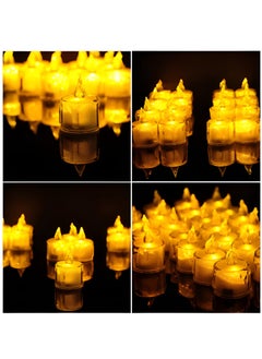Vergali LED Tea Lights, 12 Pcs Gold Flameless Battery Operated Votive Tealights Candle, Small Electric Fake Tea Candle Realistic for Wedding, Table, Festival Celebration (Warm White)  - Image 5