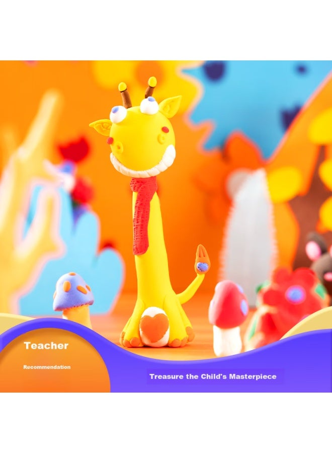 ديلي Deli Children's عجينة طينية فائقة الخفة 12 لون، عجينة للنمذجة، عجينة اللعب، عجينة DIY، هدية عيد ميلاد الطالب والعودة إلى المدرسة، 67847 - Image 4