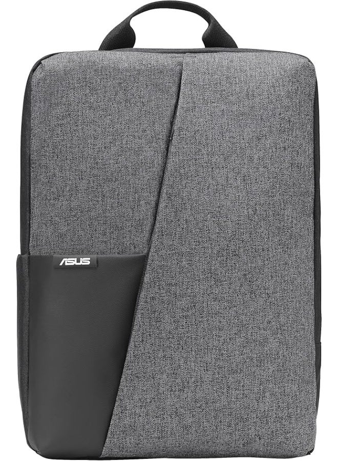 ASUS AP4600 Laptop Backpack, Quick-Access Pockets, Water-Repellent, Durable, Stylish & Lightweight Design, Suitable for up to 16-inch Laptop, Grey - Image 1