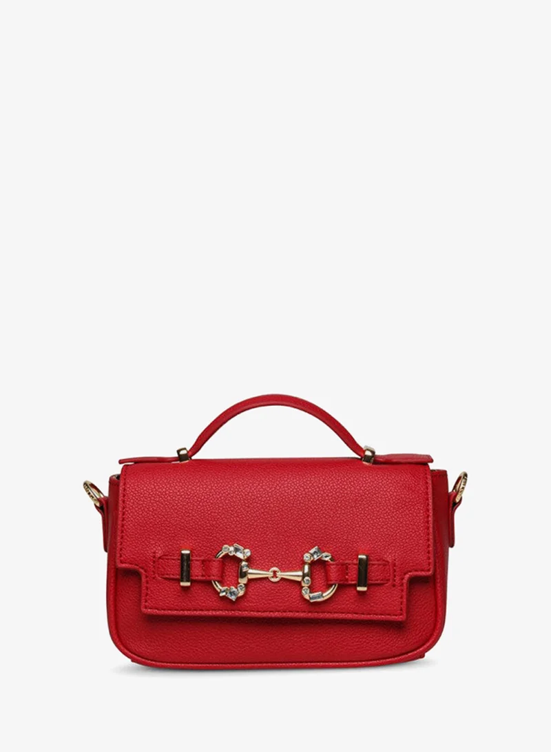 ANNE KLEIN Anne Klein Accessory Detail Top Handle Bag