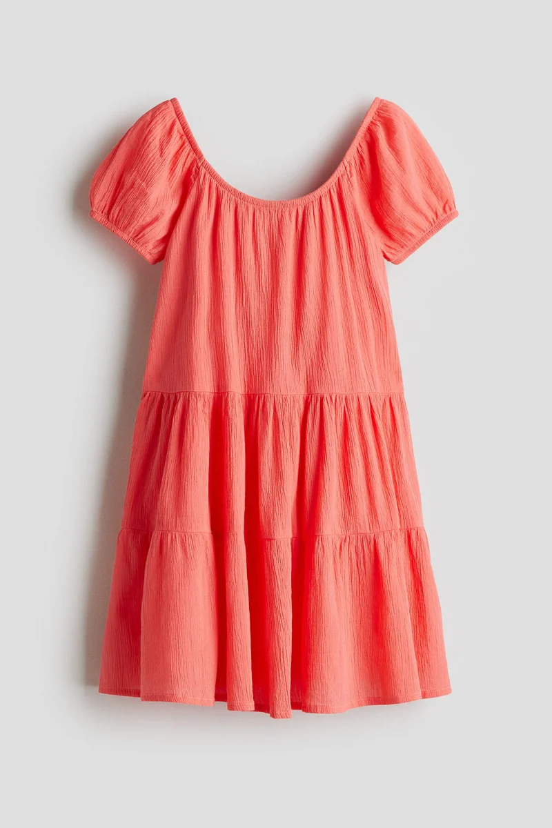 H&M Crinkled cotton dress