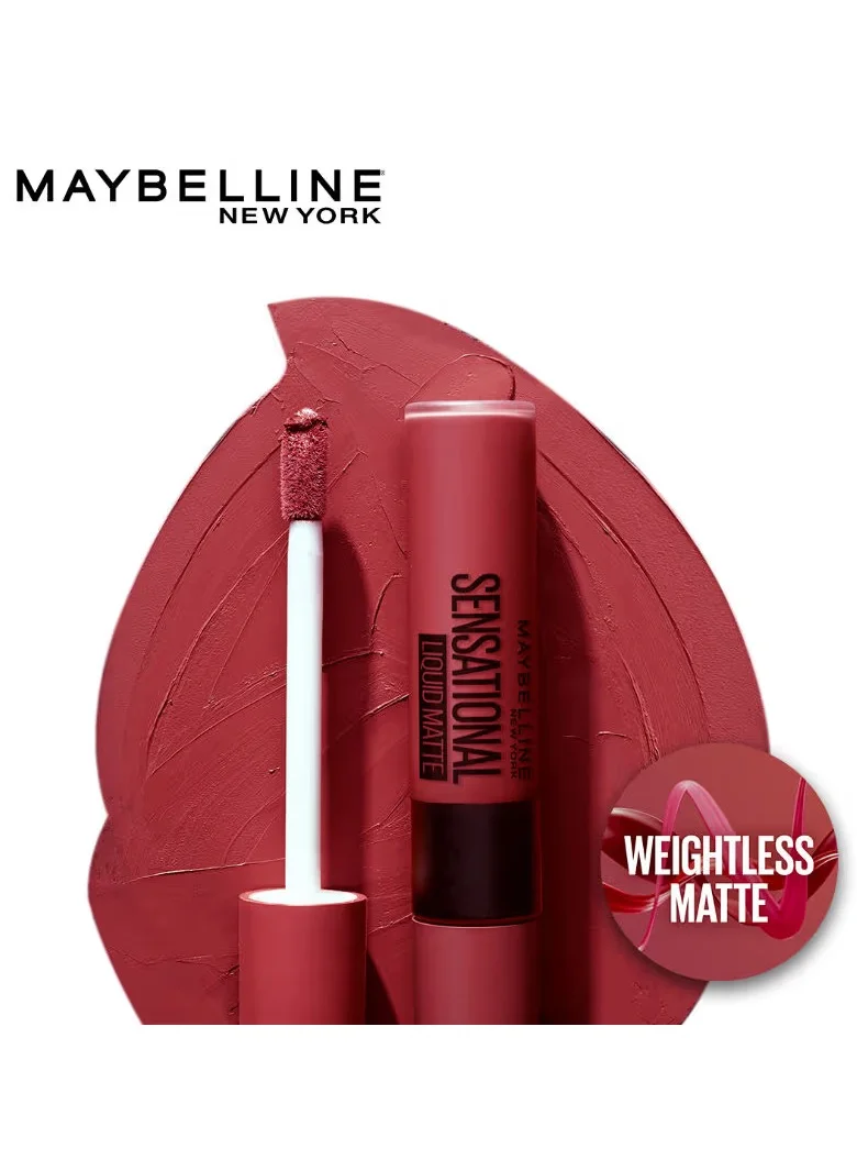 MAYBELLINE NEW YORK Sensational Liquid Matte Lipstick 08 Sensationally Me