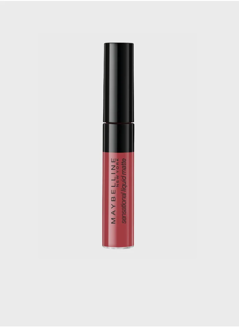 MAYBELLINE NEW YORK Sensational Liquid Matte Lipstick 08 Sensationally Me