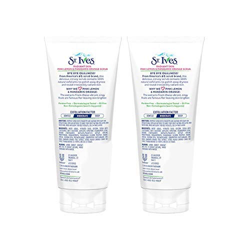 ST. Ives St Ives Radiant Pink Lemon Mandarin Orange Facescrub 170gmPack of 2 - Image 3