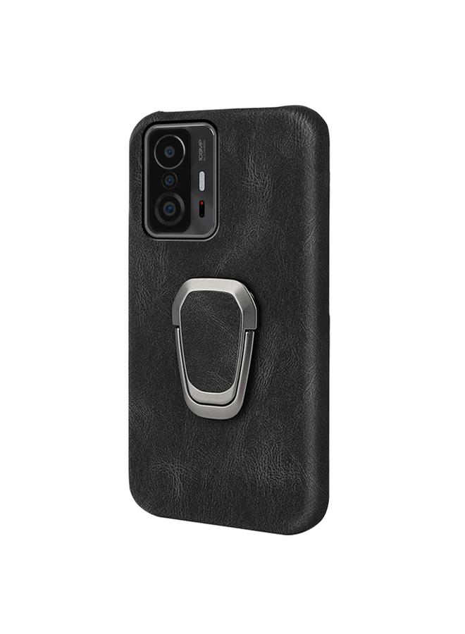 erorex Ring Holder PU Phone Case For Xiaomi Mi 11T / 11T Pro - Image 2