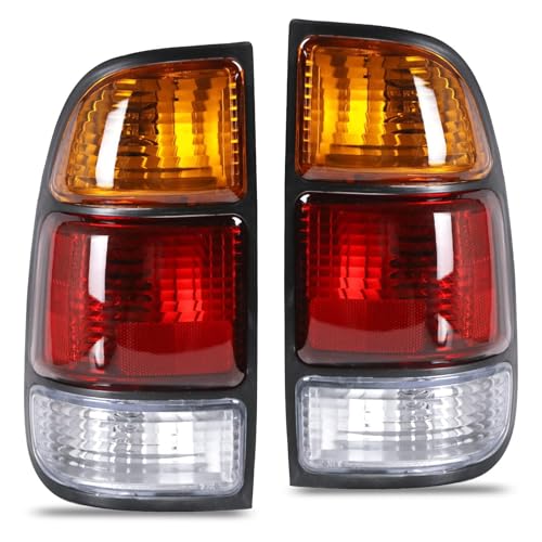 Lathsy Tail Light Assembly Compatible With 2000 2001 2002 2003 2004 2005 2006 Toyota Tundra Driver and Passsenger Side Taillights Replace 81550-0C010 81560-0C010(Only Fit Regular and Access Cab) - Image 1