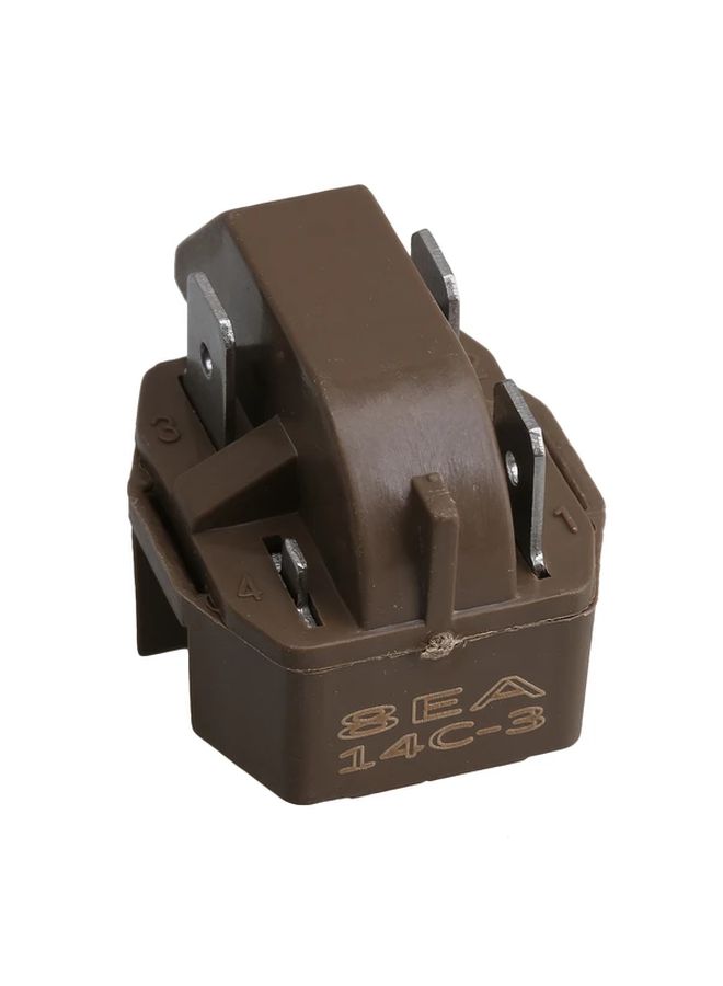 10 Pcs Coffee Color Universal Refrigerator Compressor Relay 2262185 Plastic Replacement Part No Battery Required - Image 3