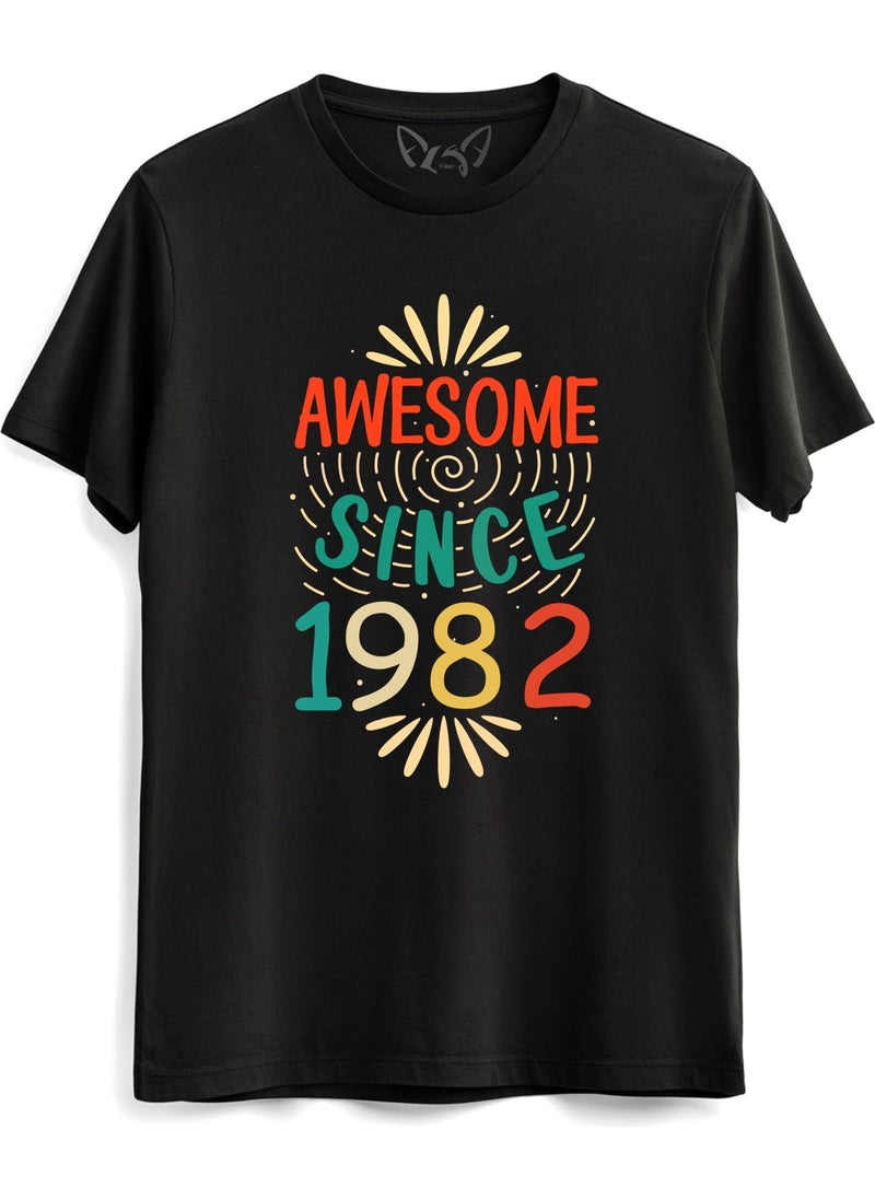 Alfa Tshirt Vintage 1982 Awesome Black Tshirt  - Image 1