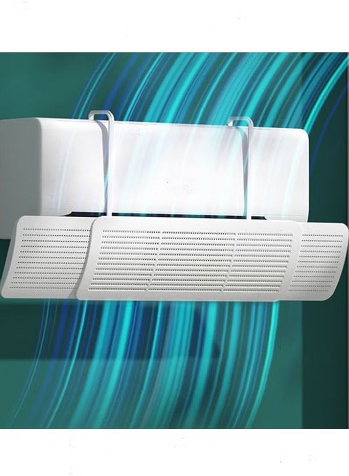 صاروخ فلاير عاكس تكييف الهواء ، مكيف هواء سبليت قابل للتعديل تدفق الهواء ، عاكس تكييف الهواء لمنع النفخ المباشر لمكيف الهواء ، عاكس تكييف الهواء التلسكوبي للمكتب المنزلي - Image 1