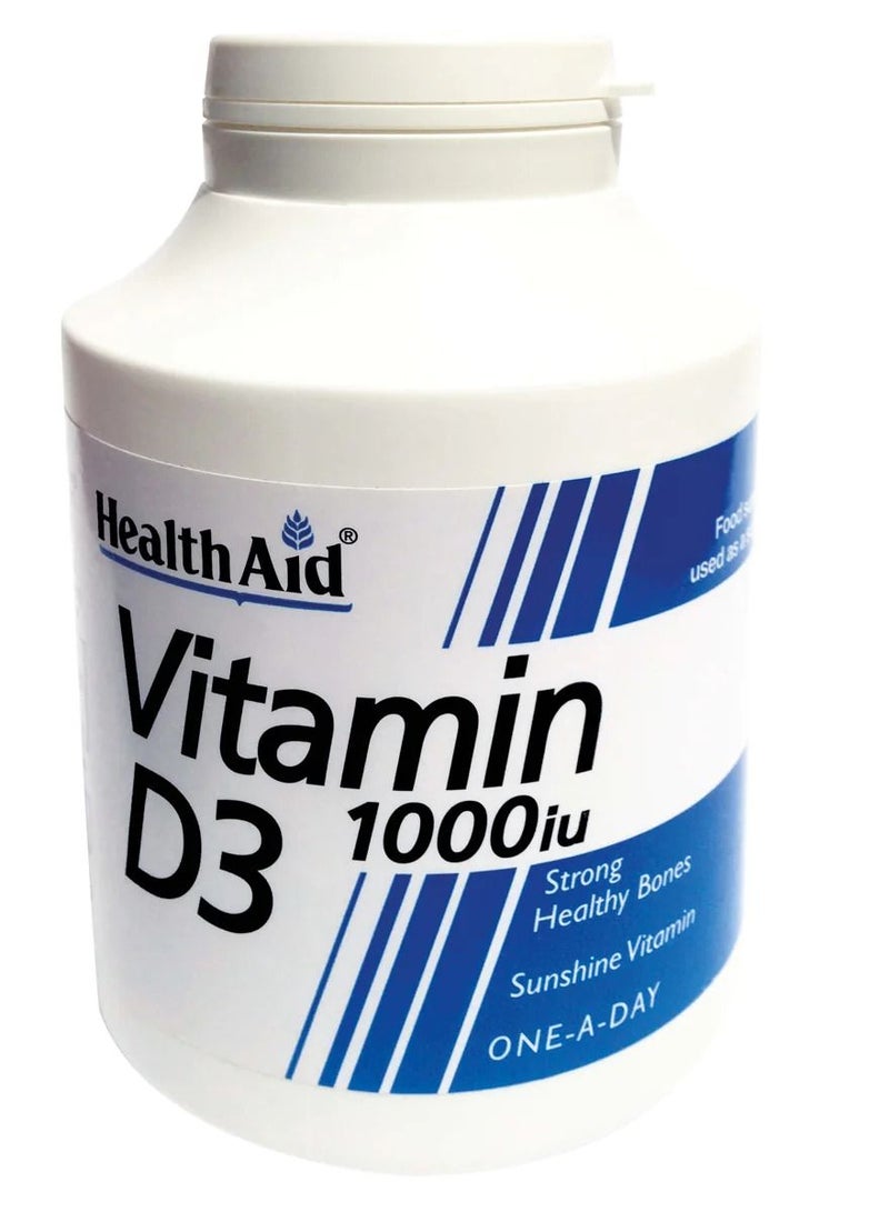 HealthAid Vitamin D 3 1000 iu 30 tabs - Image 2