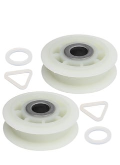 Excefore 2 Pack Ultra Durable 279640 Dryer Idler Pulley Replacement Part, Exact Fit Whirlpool & Kenmore Dryer, Replaces AP3094197, W10468057, 3388672, 697692  - Image 1