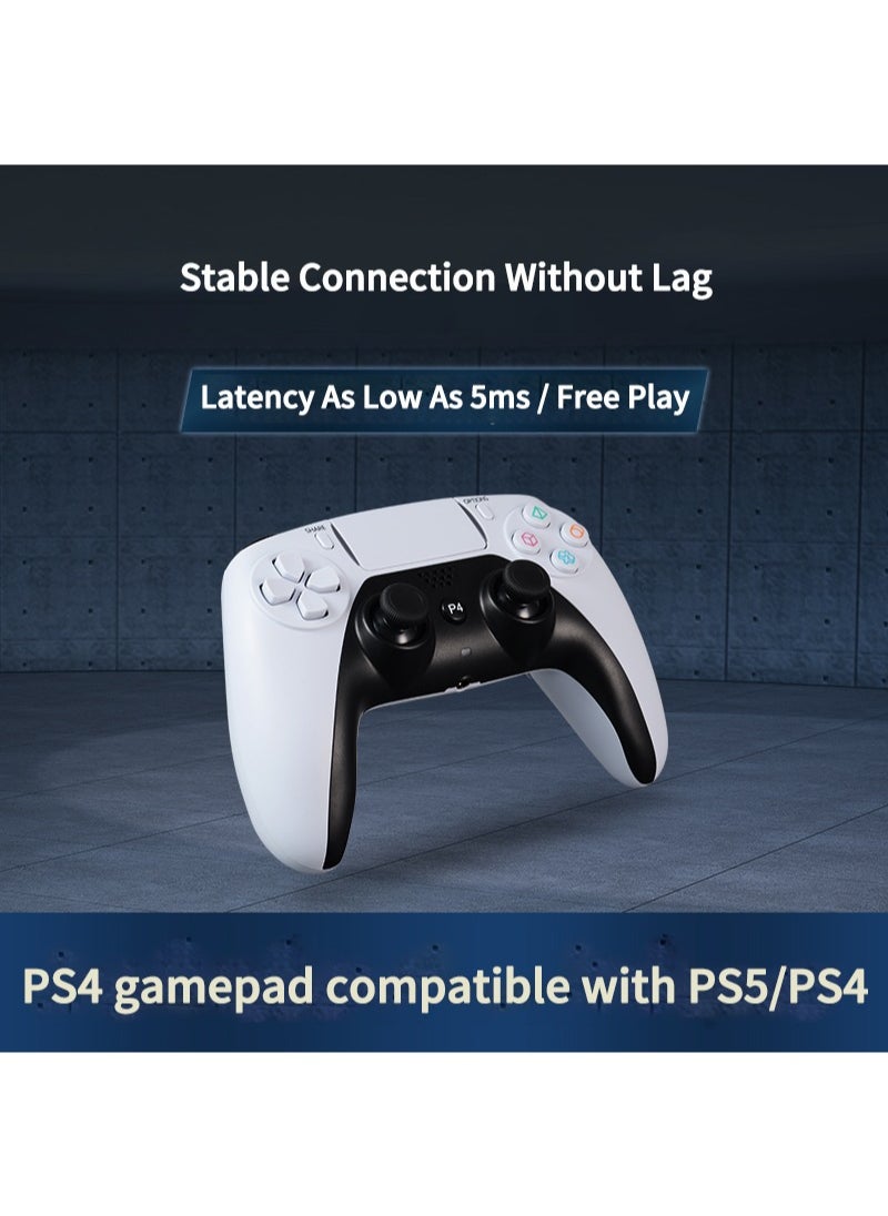 Flash Hawk - Bluetooth Wireless Game Controller with Macro Programming, Dual Vibration and Six-axis Somatosensory,Built-in speakers for PS4/PC/Steam/Android - Image 1