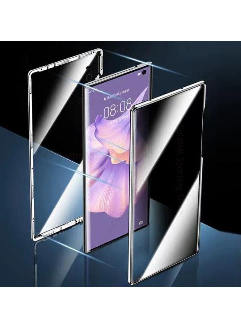 عام غلاف زجاج مقوى متوافق مع هاتف Huawei Mate Xs 2، غلاف قابضي مغناطيسي مزدوج الجوانب بزاوية 360 درجة لحماية Mate Xs 2. - Image 3
