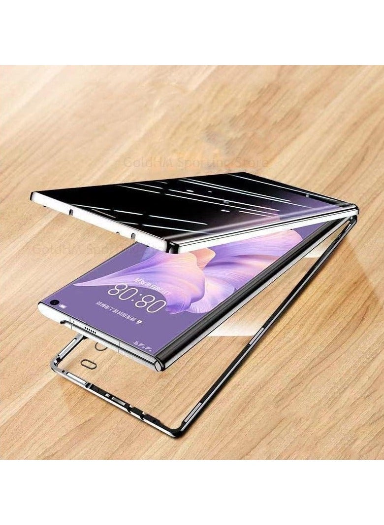 عام غلاف زجاج مقوى متوافق مع هاتف Huawei Mate Xs 2، غلاف قابضي مغناطيسي مزدوج الجوانب بزاوية 360 درجة لحماية Mate Xs 2. - Image 4