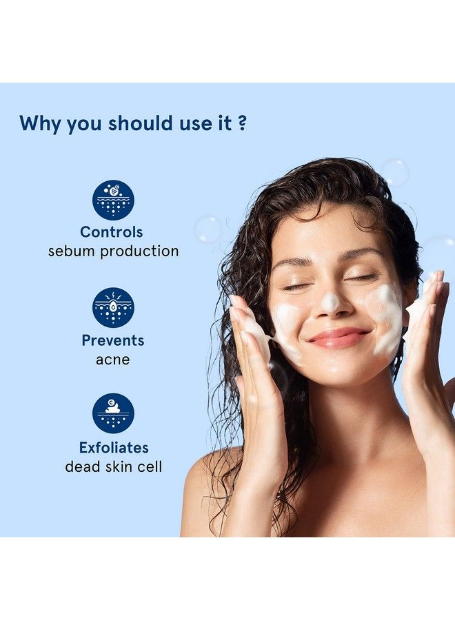 Be Bodywise 1% Salicylic Acid Oil Control Face Wash For Acne & Pimples Acid Reduces Excess Oil Exfoliates Paraben & Soap Free 120Ml - Image 3