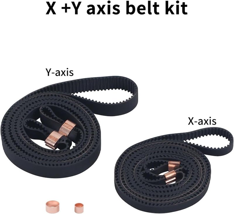 Open Drive Low Noise Synchronous Belt Replacement X Y Shaft 6mm / 10mm Width for 3D Printer Low Noise Drive Belt - Image 2