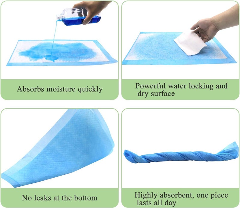 URBEST Disposable Changing Pad,Baby Disposable Underpads 13'' x 17'', Puppy Training, Super Absorbent Protection for Kids, Adults, Elderly | Liquid, Urine, Accidents (S 13'' x 17'' (100-Count) - Image 5