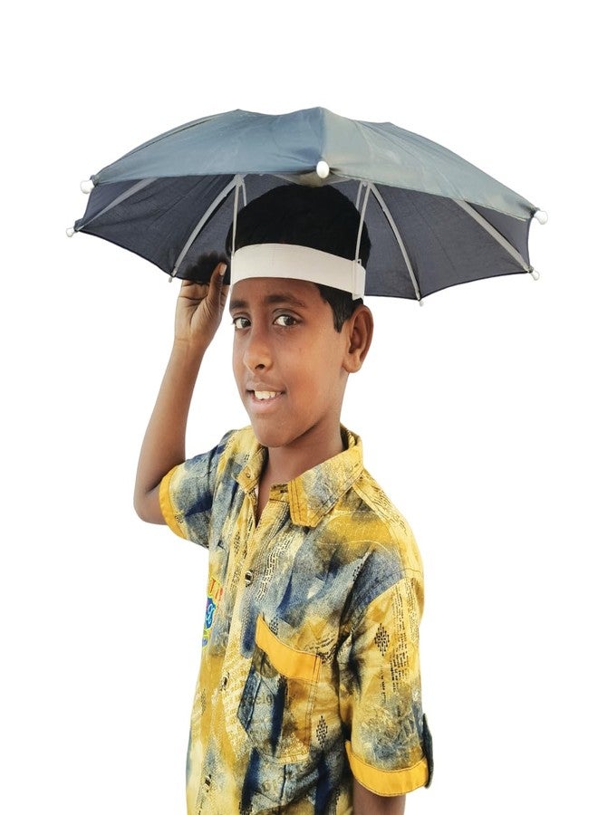 Dark Moon Hat Cap Umbrella for Kids Girls and Boys, Men Umbrella A1_18 - Image 1