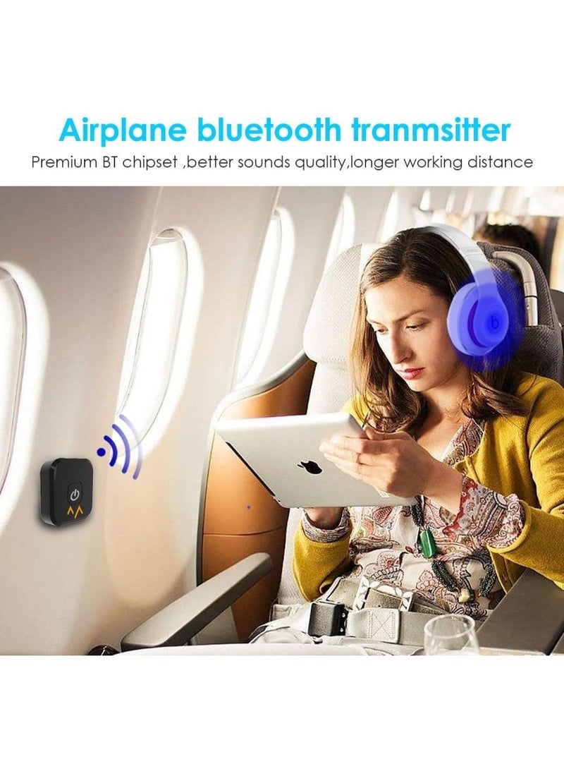 7MD Auto Bluetooth Wireless Audio Adapter & Transmitter, Dual Device Connection, 200mAh Long Lasting Battery, APTX Low Latency, Hi-Fi Sound, Portable Compact Design, Multi-Device Audio Streaming - Image 2