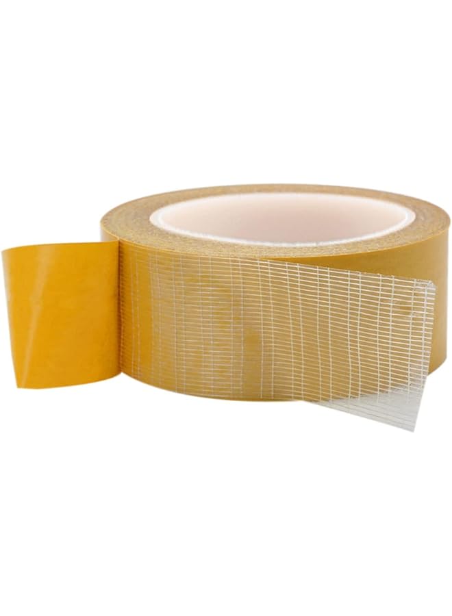 erorex High Adhesive Strength Mesh Double Sided Duct Tape Double Sided Mounting Tape Suitable For Carpet Edge Banding Props Pasting Wedding Decorations Photo Frames Easy To Remove 5Cmx20M - Image 1