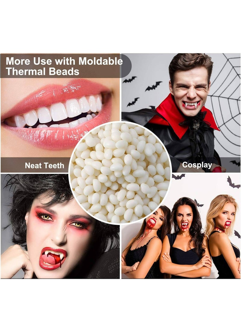 100g Teeth Solid Gel Temporary Repair Plastic Hot Beads Teeth Granules Adhesive Dentures Horror Theme Party Makeup Fillers