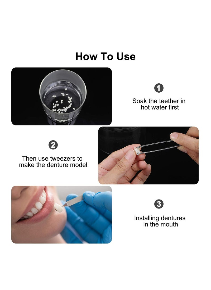 100g Teeth Solid Gel Temporary Repair Plastic Hot Beads Teeth Granules Adhesive Dentures Horror Theme Party Makeup Fillers