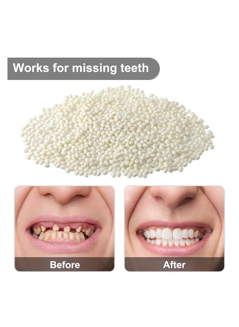 100g Teeth Solid Gel Temporary Repair Plastic Hot Beads Teeth Granules Adhesive Dentures Horror Theme Party Makeup Fillers