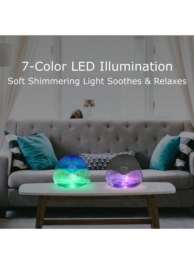 SIRENA Sirena Twister Air Purifier (Black) - Water Filter Air Washer For Home and Office - Essential Oil Aroma Diffuser With LED Night light - Small Air Cleaner For Smoke and Pets - Image 5